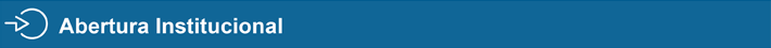 Abertura Institucional